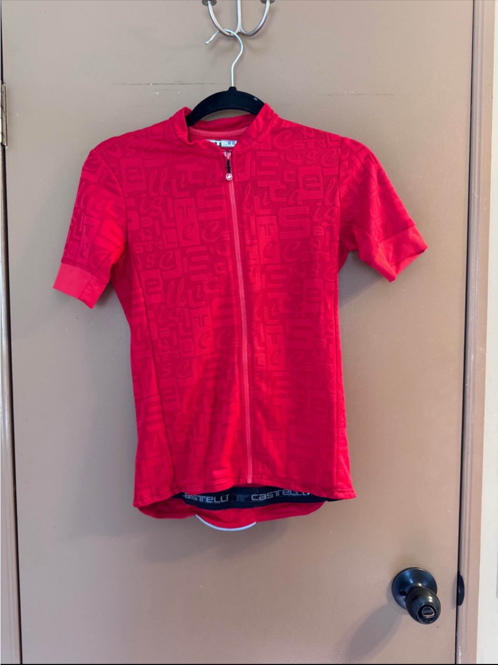 Castelli Women's Short Sleeve Cycling Jersey in Red